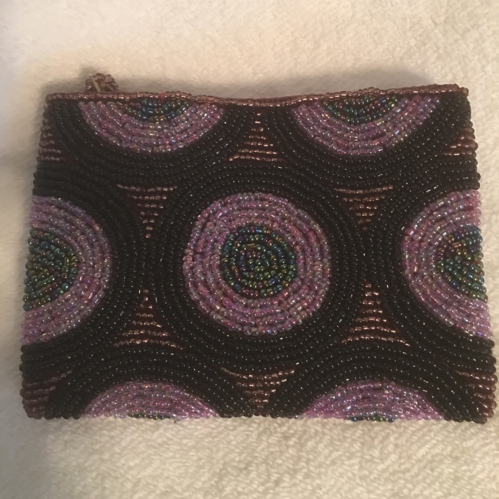 Beaded coin purse